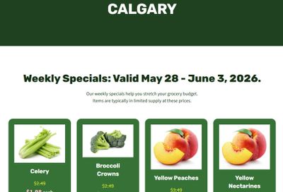 H&W Produce Flyer May 28 to June 3