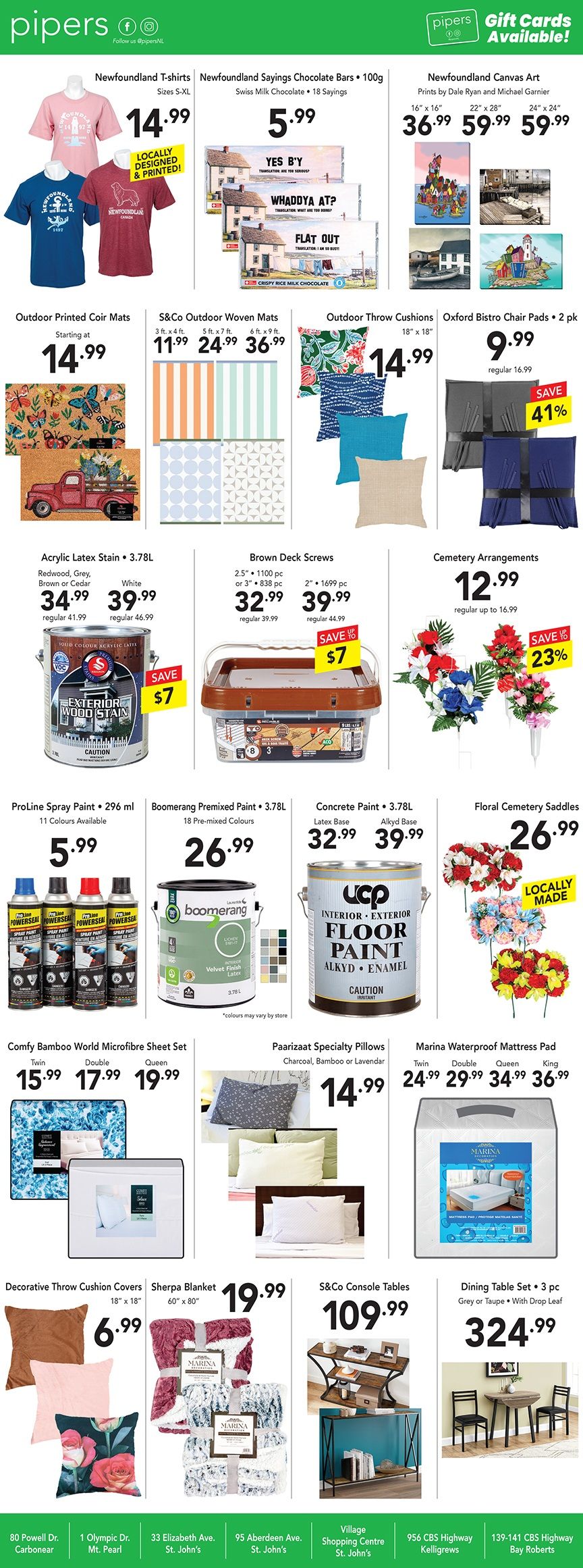 Pipers Superstore Flyer May 28 to June 3