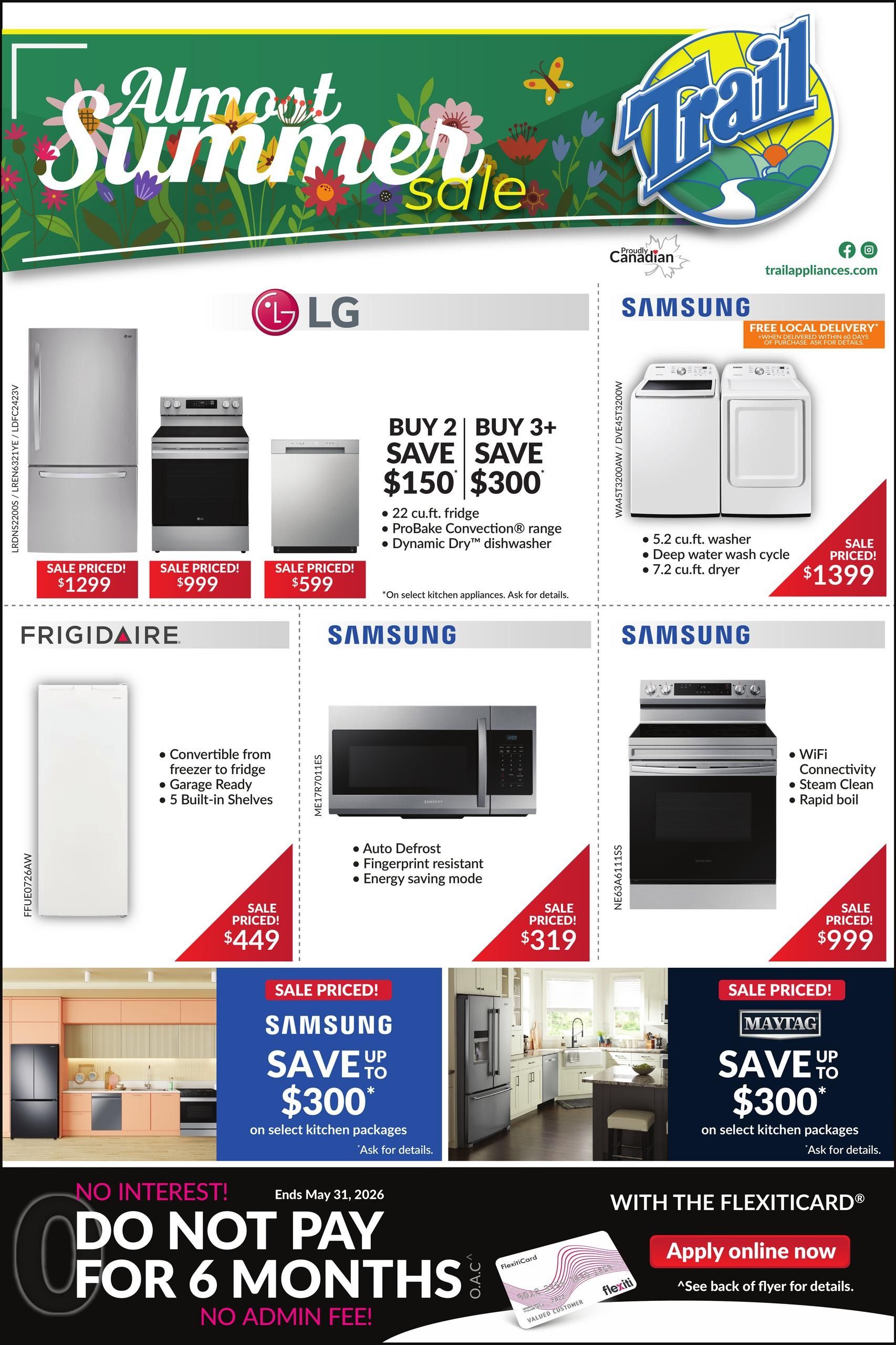 Trail Appliances (AB & SK) Flyer May 28 to June 3