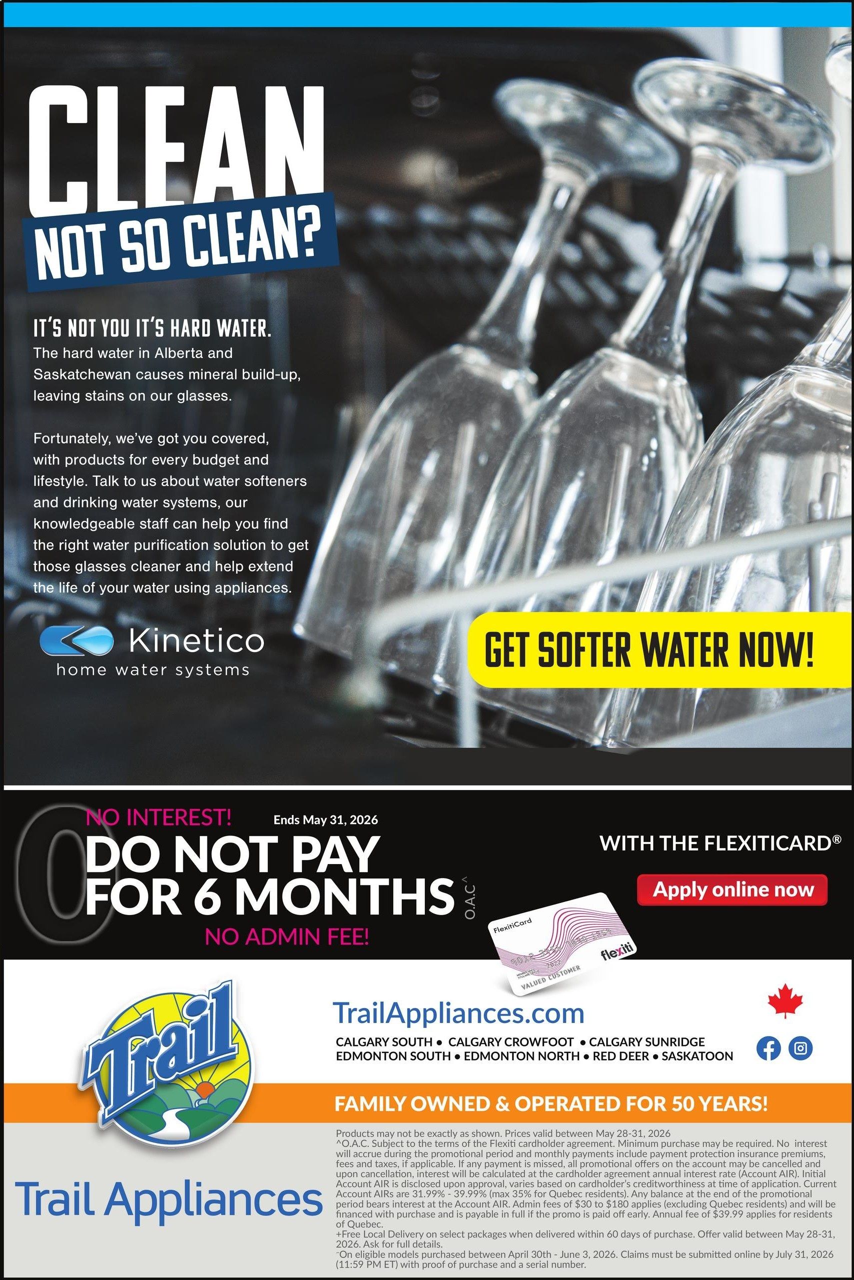 Trail Appliances (AB & SK) Flyer May 28 to June 3