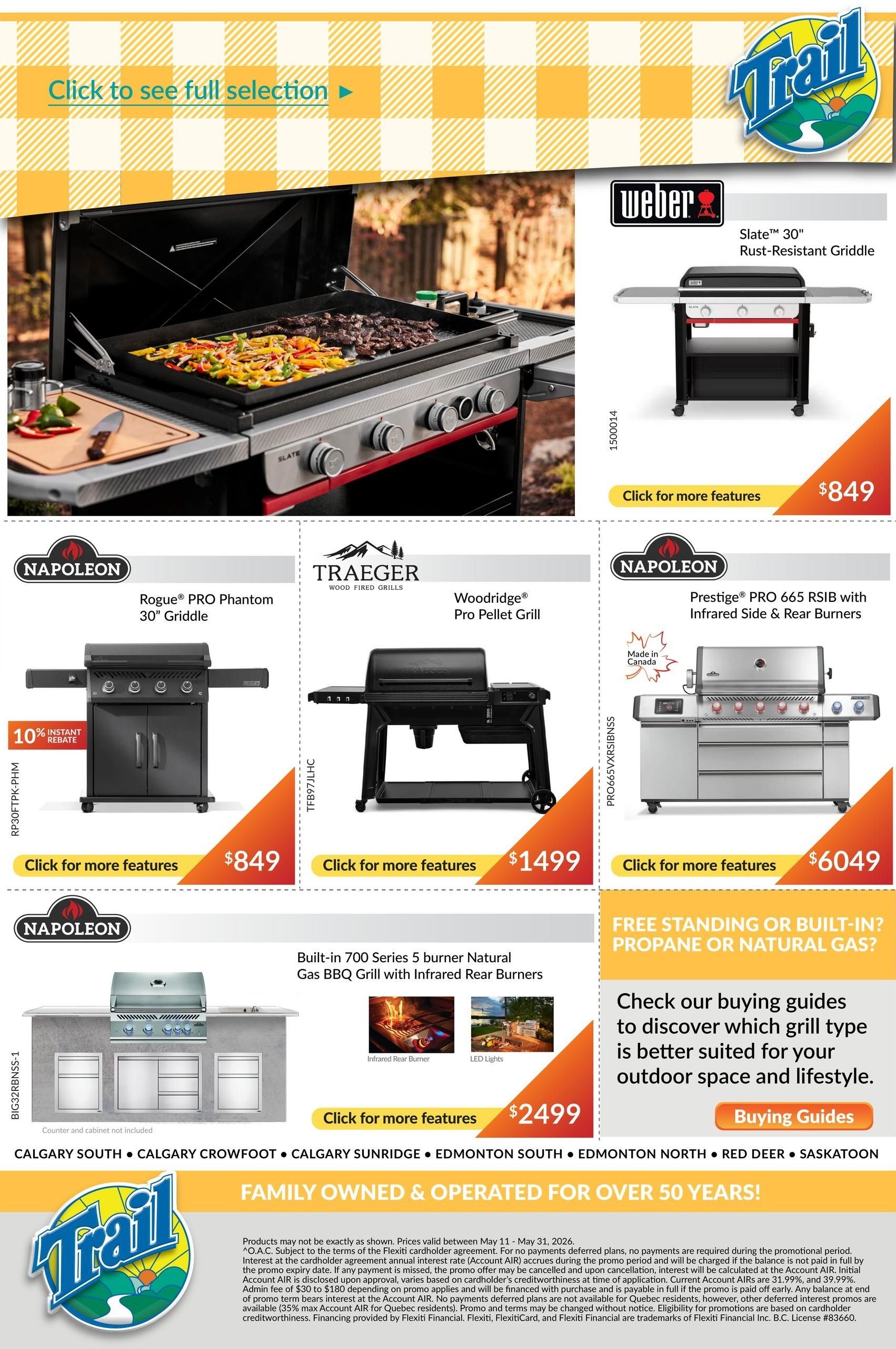 Trail Appliances (AB & SK) Flyer May 28 to 31