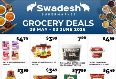 Swadesh Supermarket Flyer May 28 to June 3