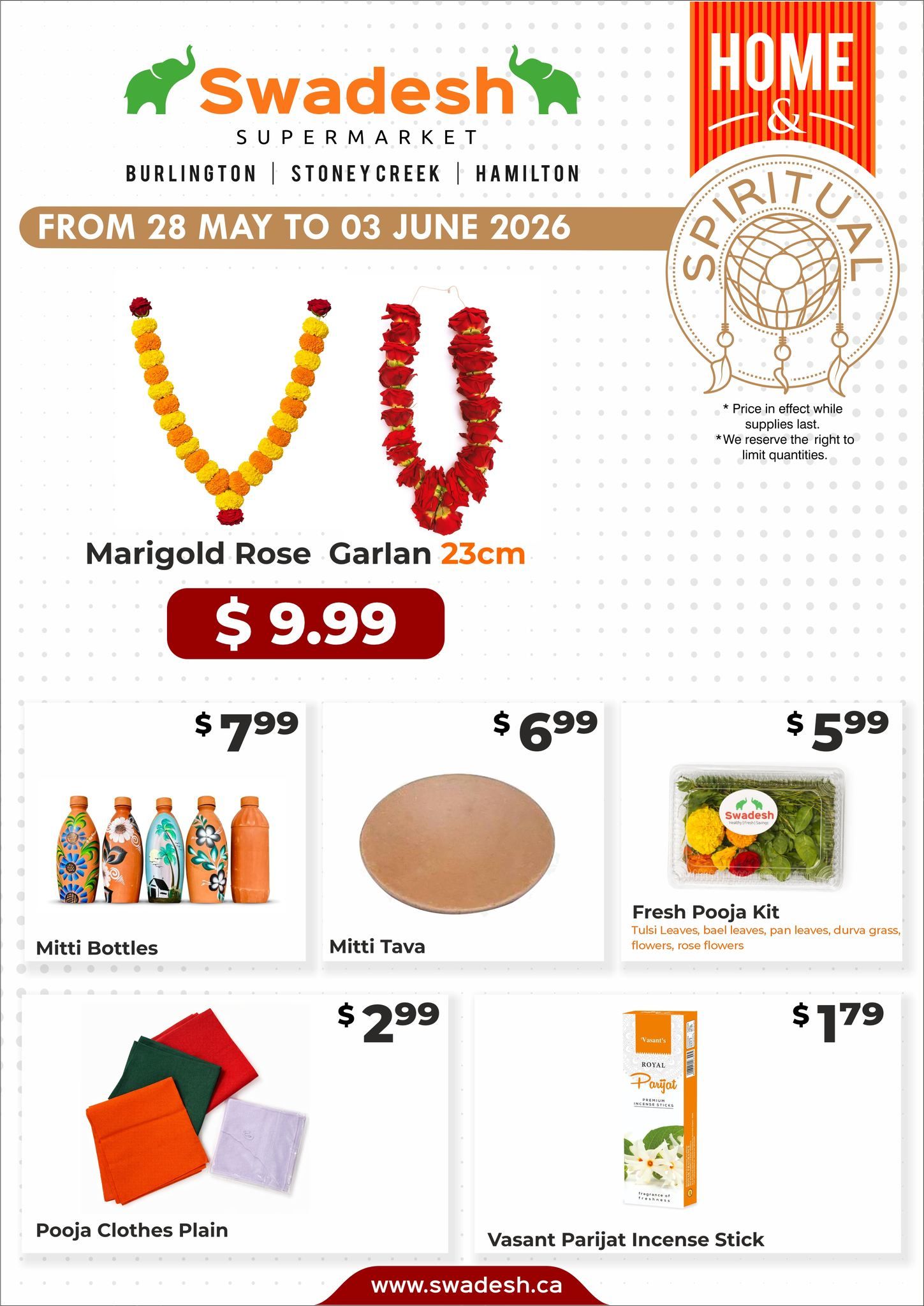Swadesh Supermarket Flyer May 28 to June 3