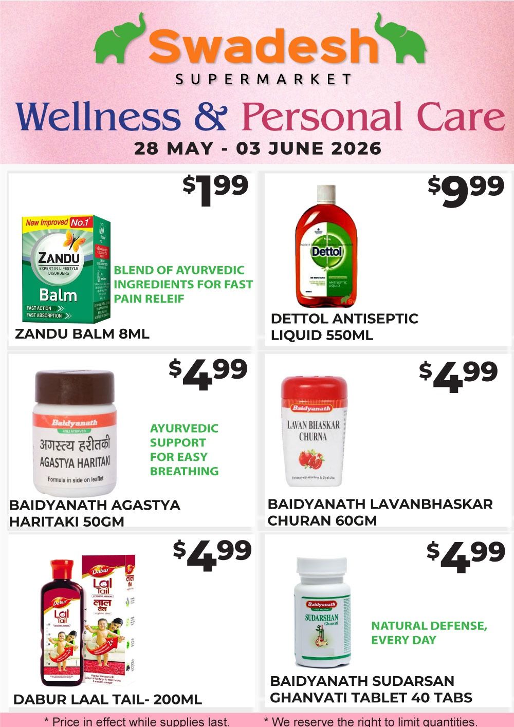 Swadesh Supermarket Flyer May 28 to June 3