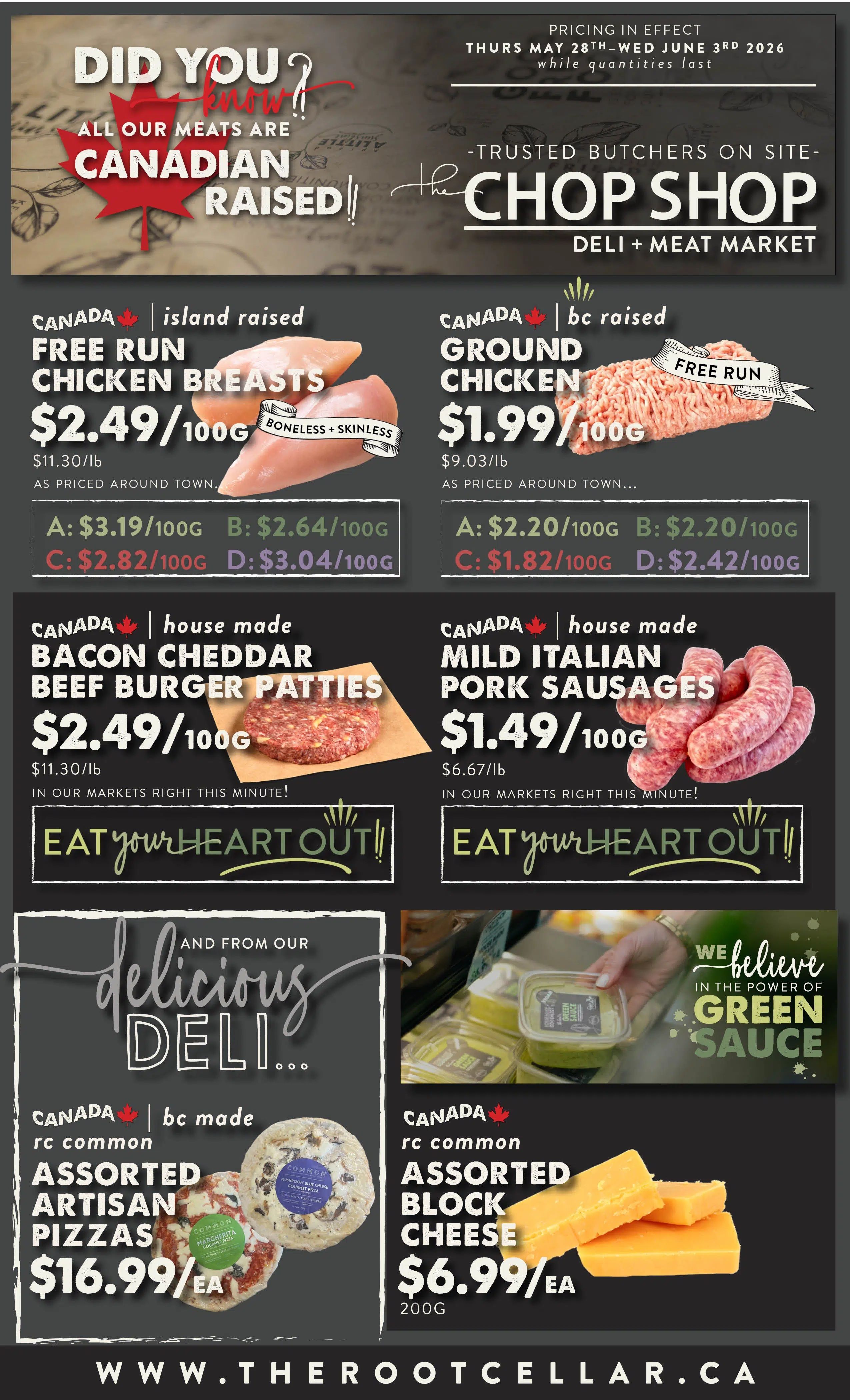 The Root Cellar Flyer May 28 to June 3