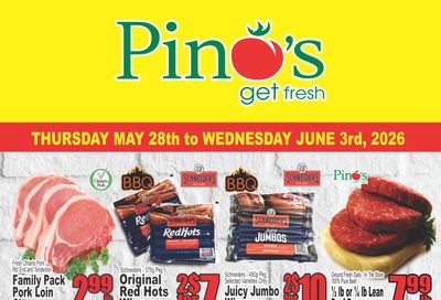 Pino's Flyer May 28 to June 3