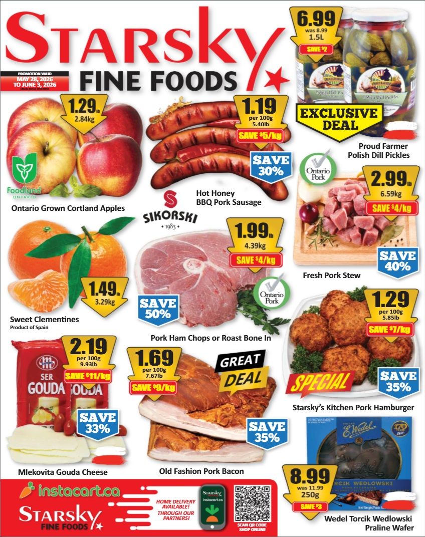 Starsky Foods Flyer May 28 to June 3