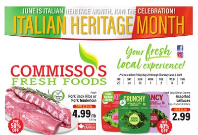 Commisso's Fresh Foods Flyer May 29 to June 4