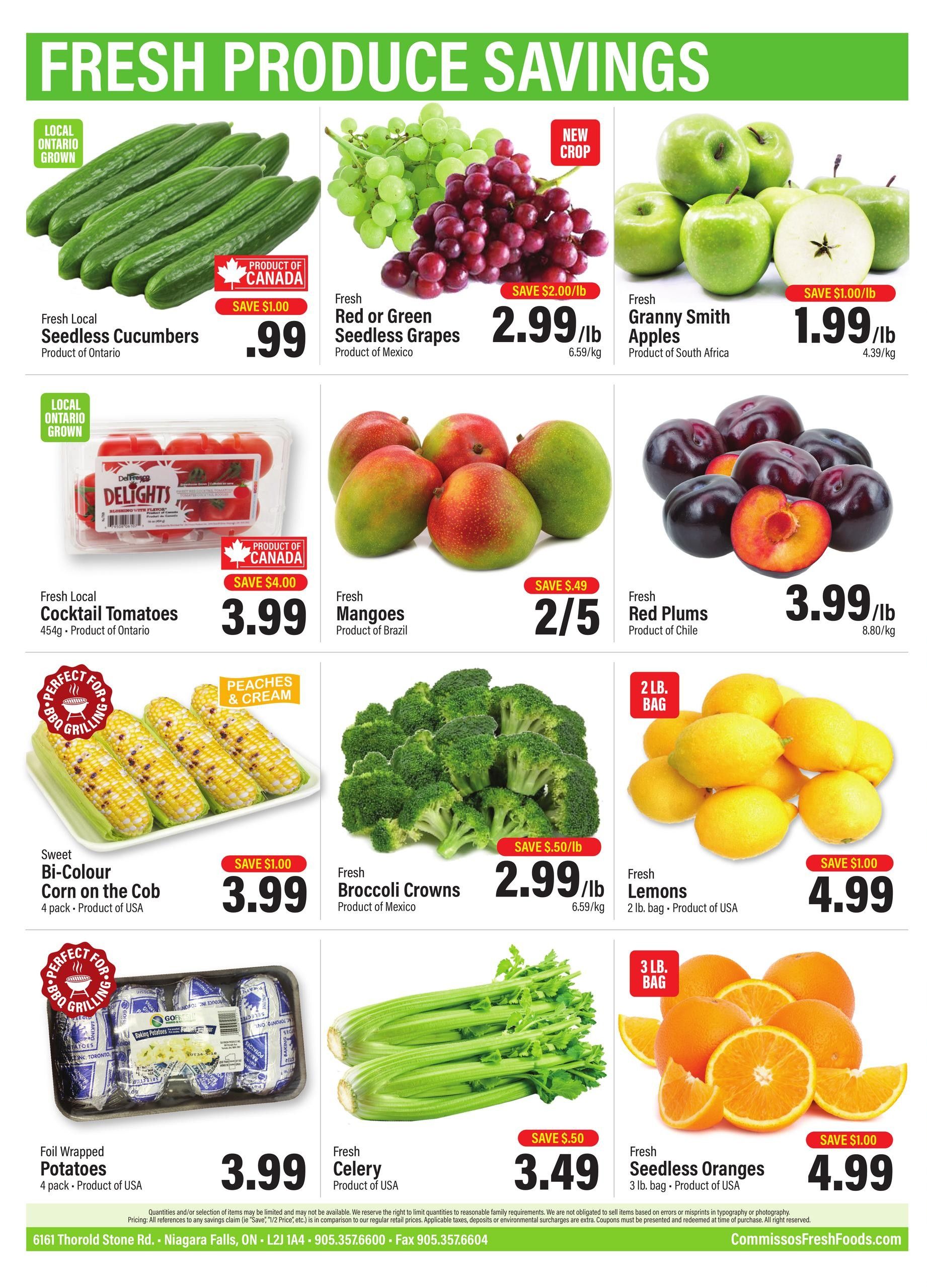 Commisso's Fresh Foods Flyer May 29 to June 4