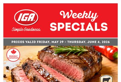 IGA Stores of BC Flyer May 29 to June 4