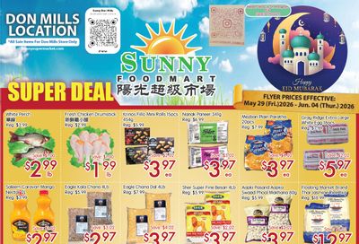 Sunny Foodmart (Don Mills) Flyer May 29 to June 4