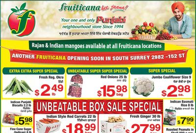 Fruiticana (Greater Vancouver) Flyer May 28 to June 3