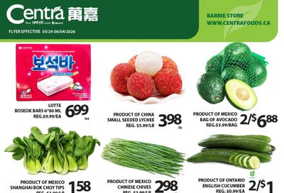 Centra Foods (Barrie) Flyer May 29 to June 4