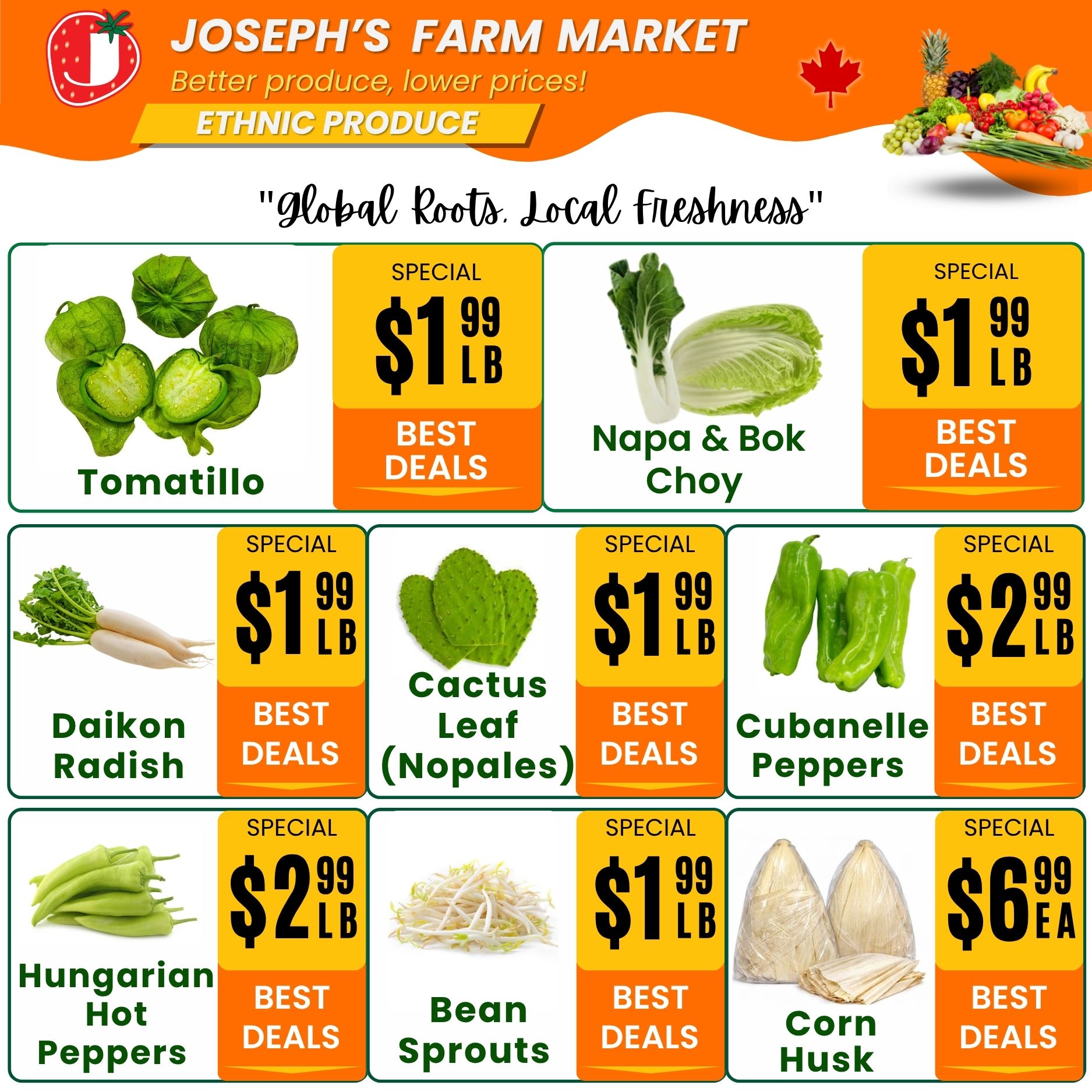 Joseph's Farm Market Flyer May 29 to June 3