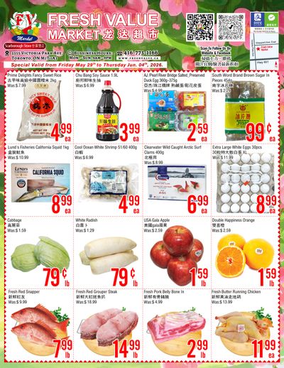 Fresh Value (Scarborough) Flyer May 29 to June 4