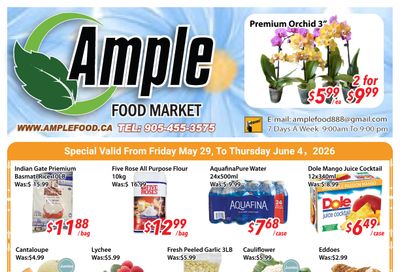 Ample Food Market (Brampton) Flyer May 29 to June 4