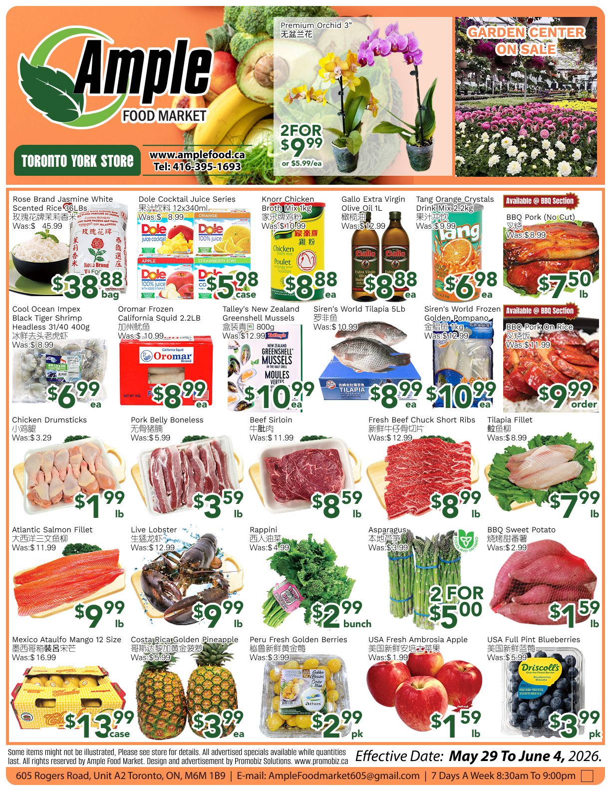 Ample Food Market (North York) Flyer May 29 to June 4