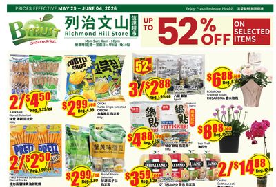 Btrust Supermarket (Richmond Hill) Flyer May 29 to June 4