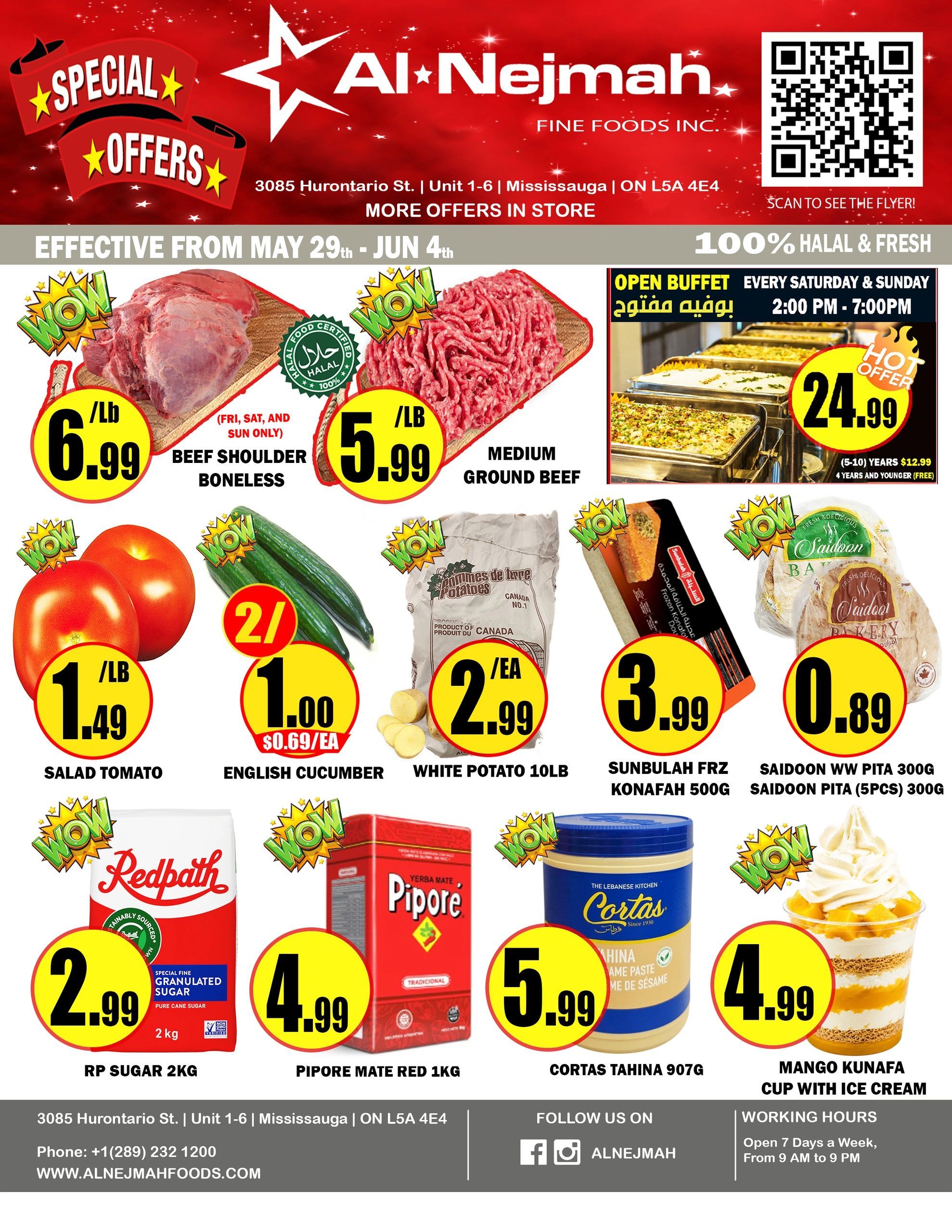 Alnejmah Fine Foods Inc. Flyer May 29 to June 4