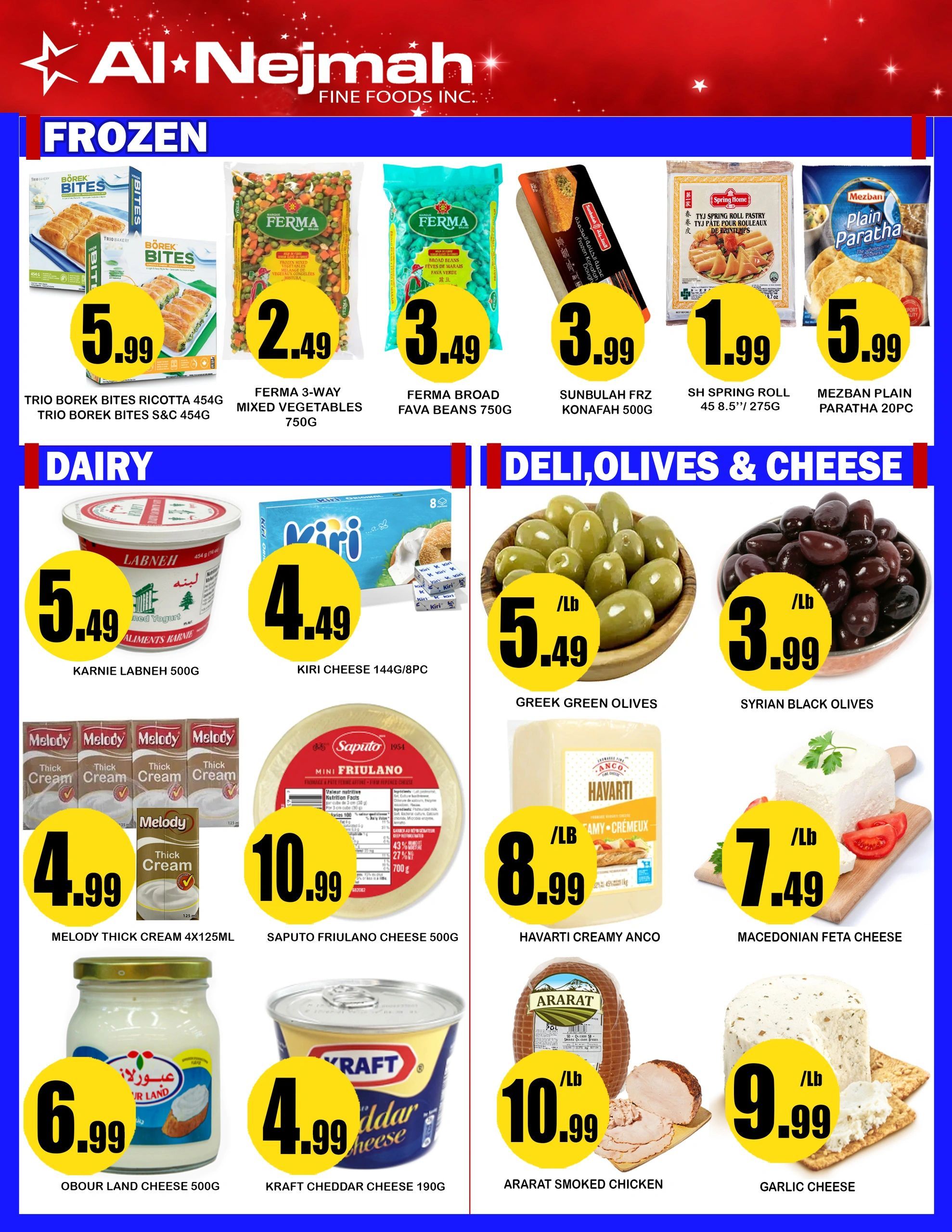 Alnejmah Fine Foods Inc. Flyer May 29 to June 4