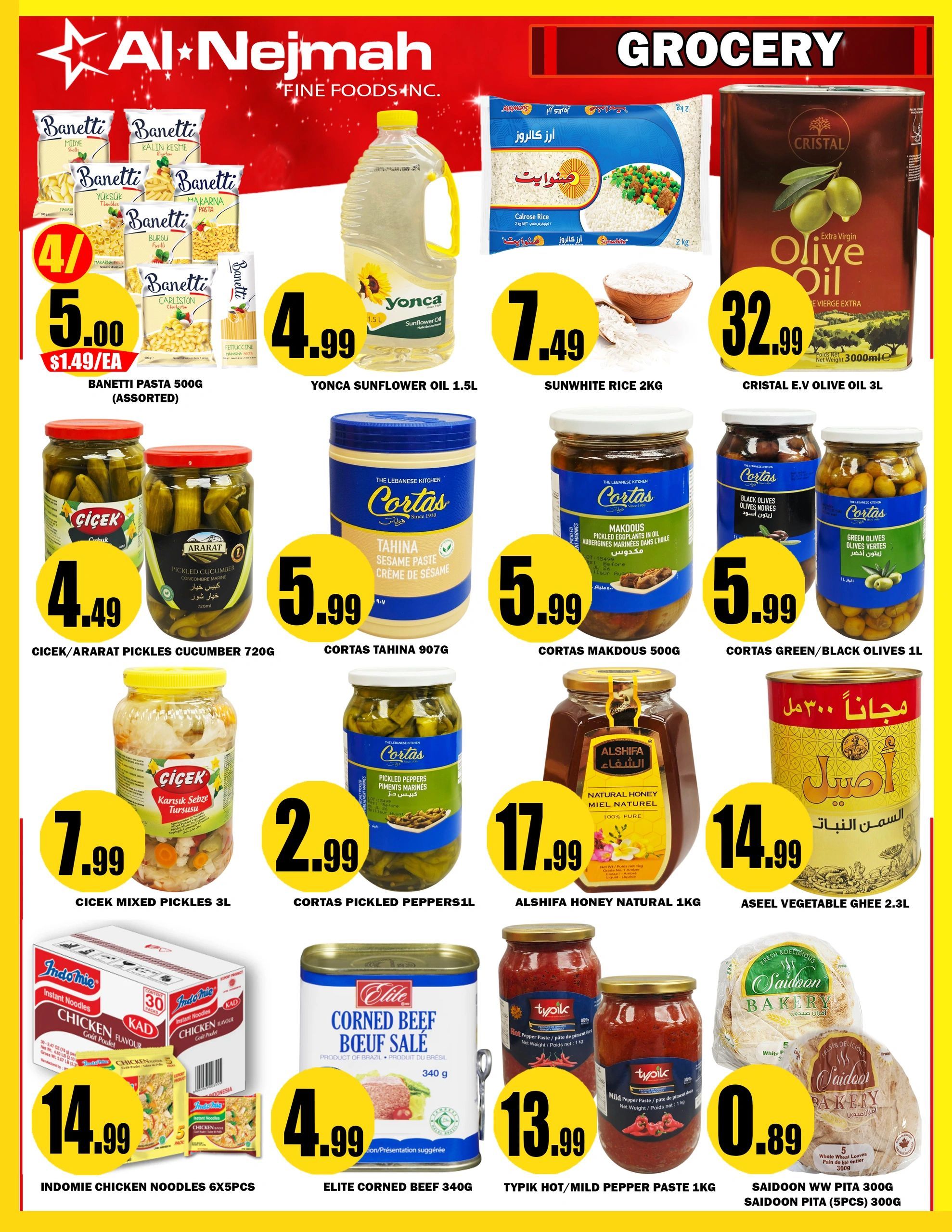 Alnejmah Fine Foods Inc. Flyer May 29 to June 4