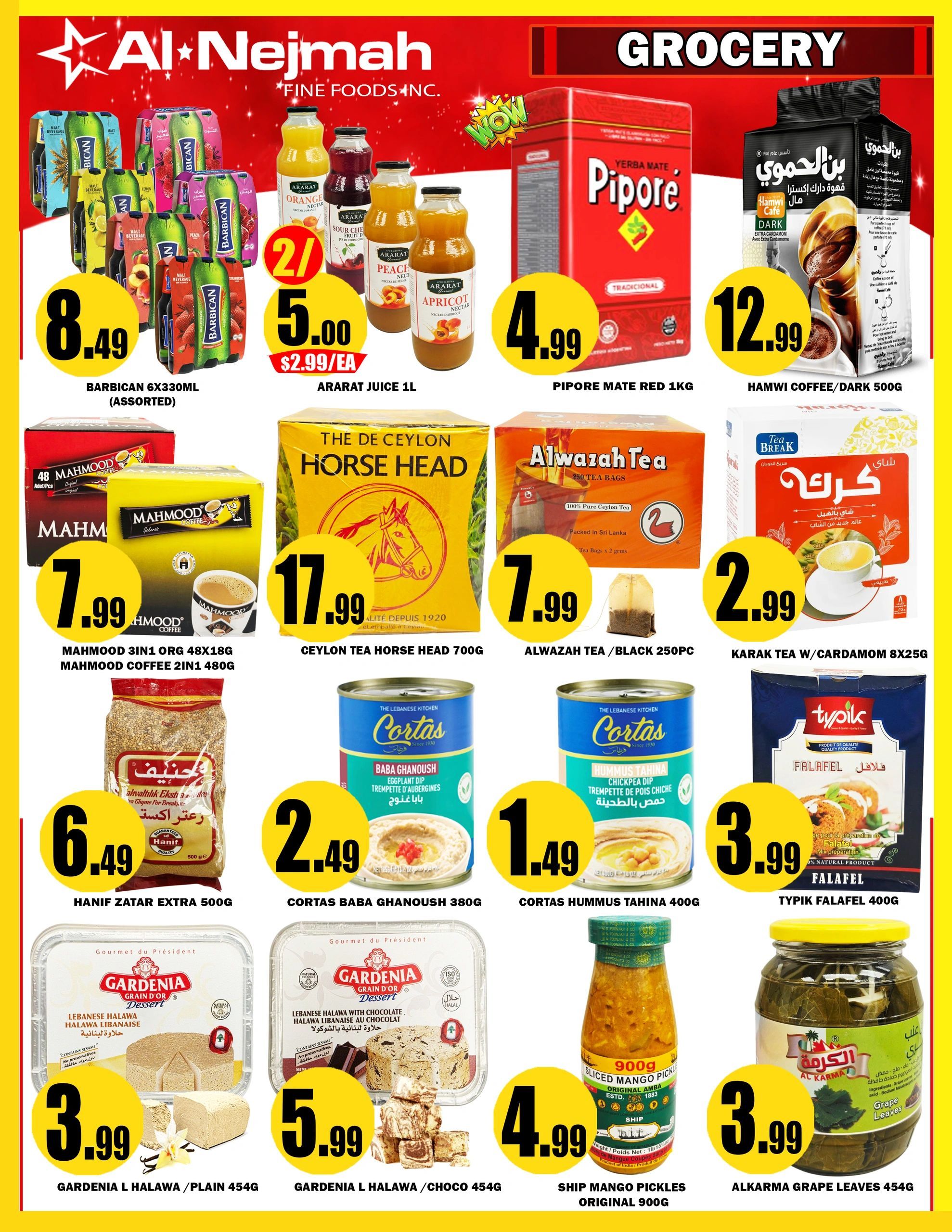 Alnejmah Fine Foods Inc. Flyer May 29 to June 4