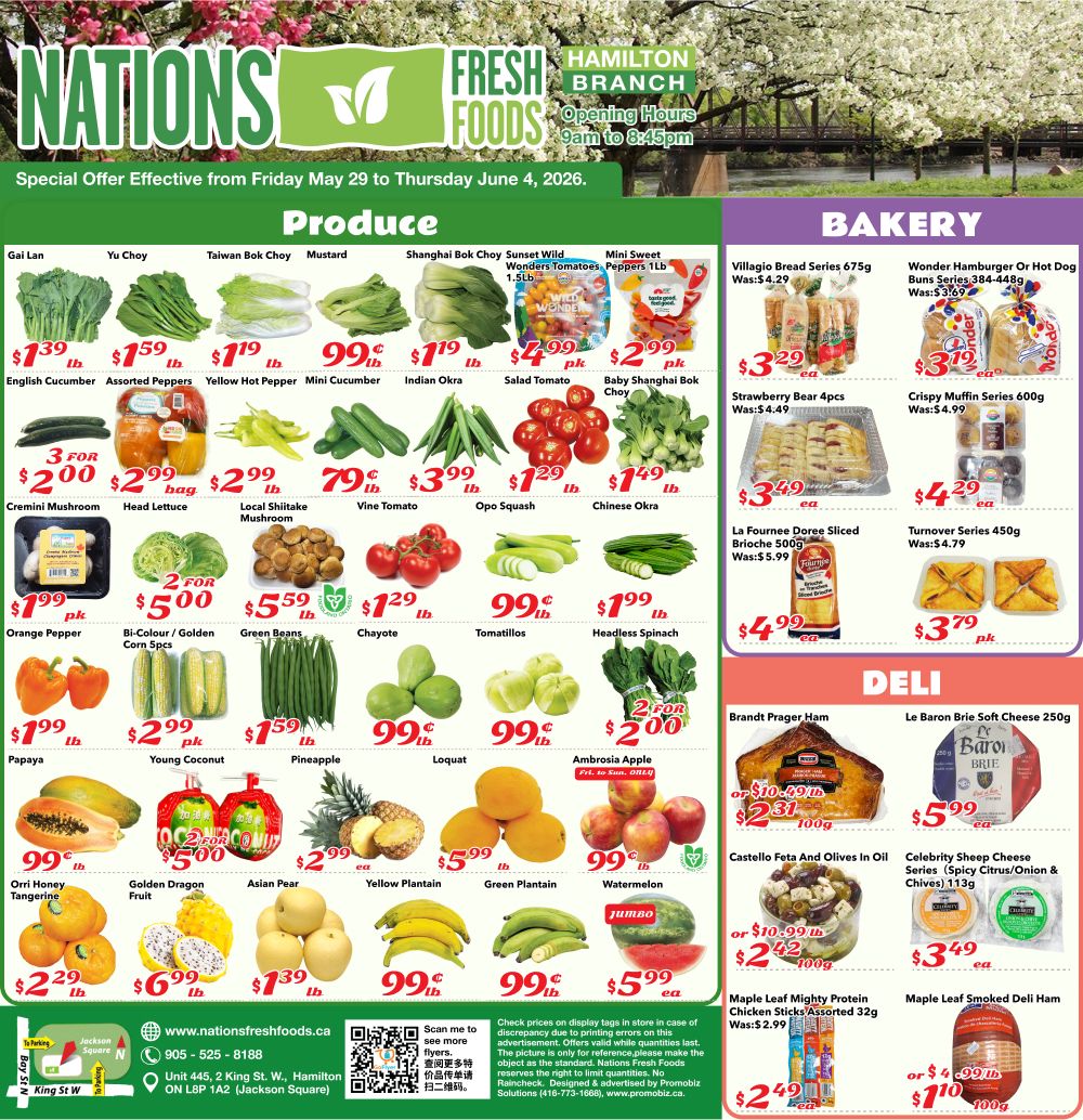 Nations Fresh Foods (Hamilton) Flyer May 29 to June 4