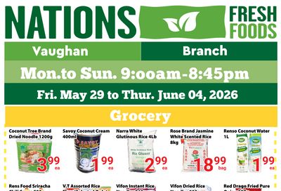 Nations Fresh Foods (Vaughan) Flyer May 29 to June 4