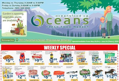 Oceans Fresh Food Market (Mississauga) Flyer May 29 to June 4