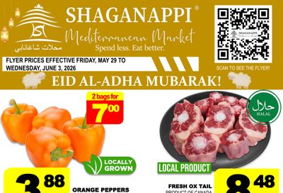 Shaganappi Mediterranean Market Flyer May 28 to June 3