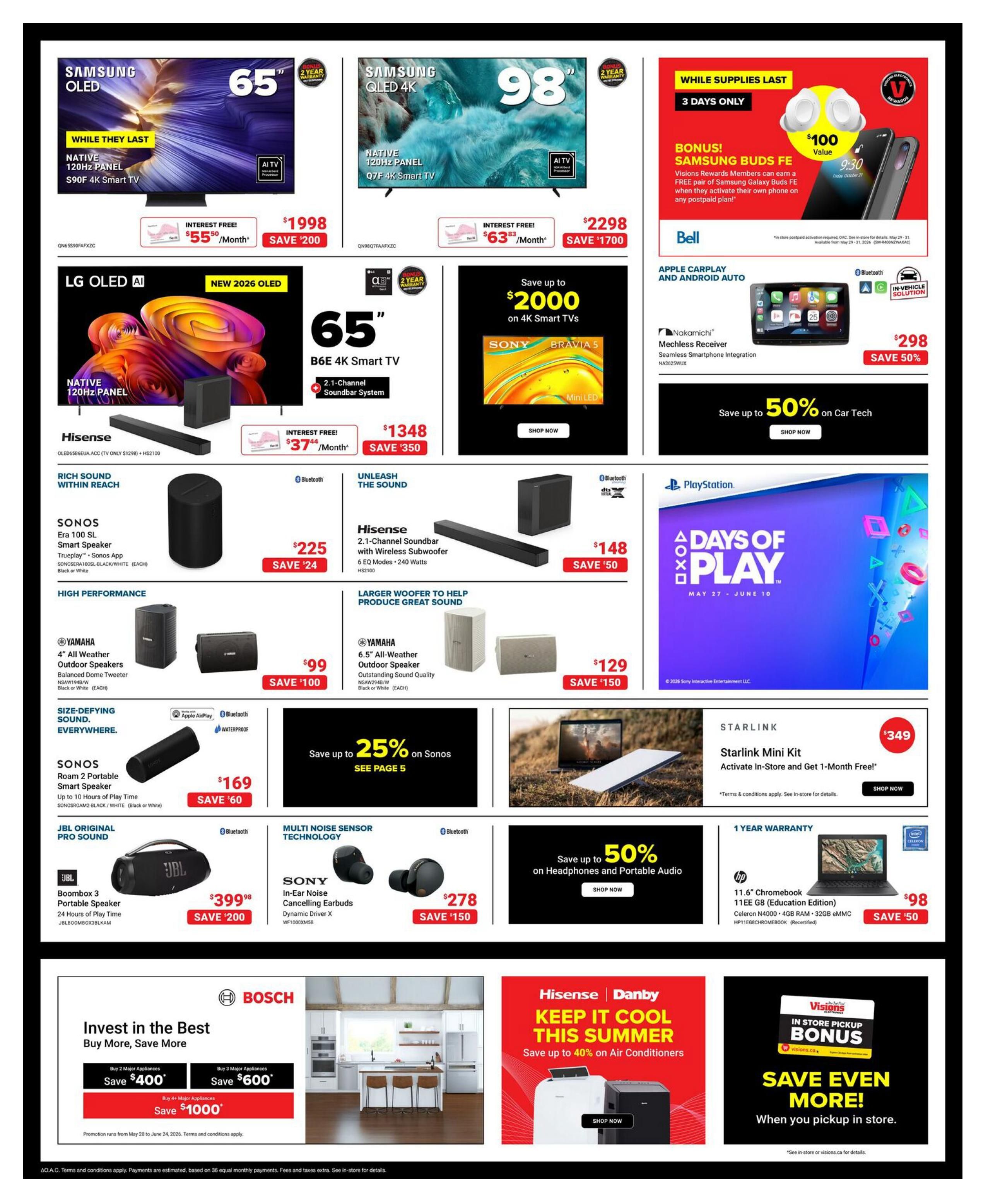 Visions Electronics Flyer May 29 to June 4