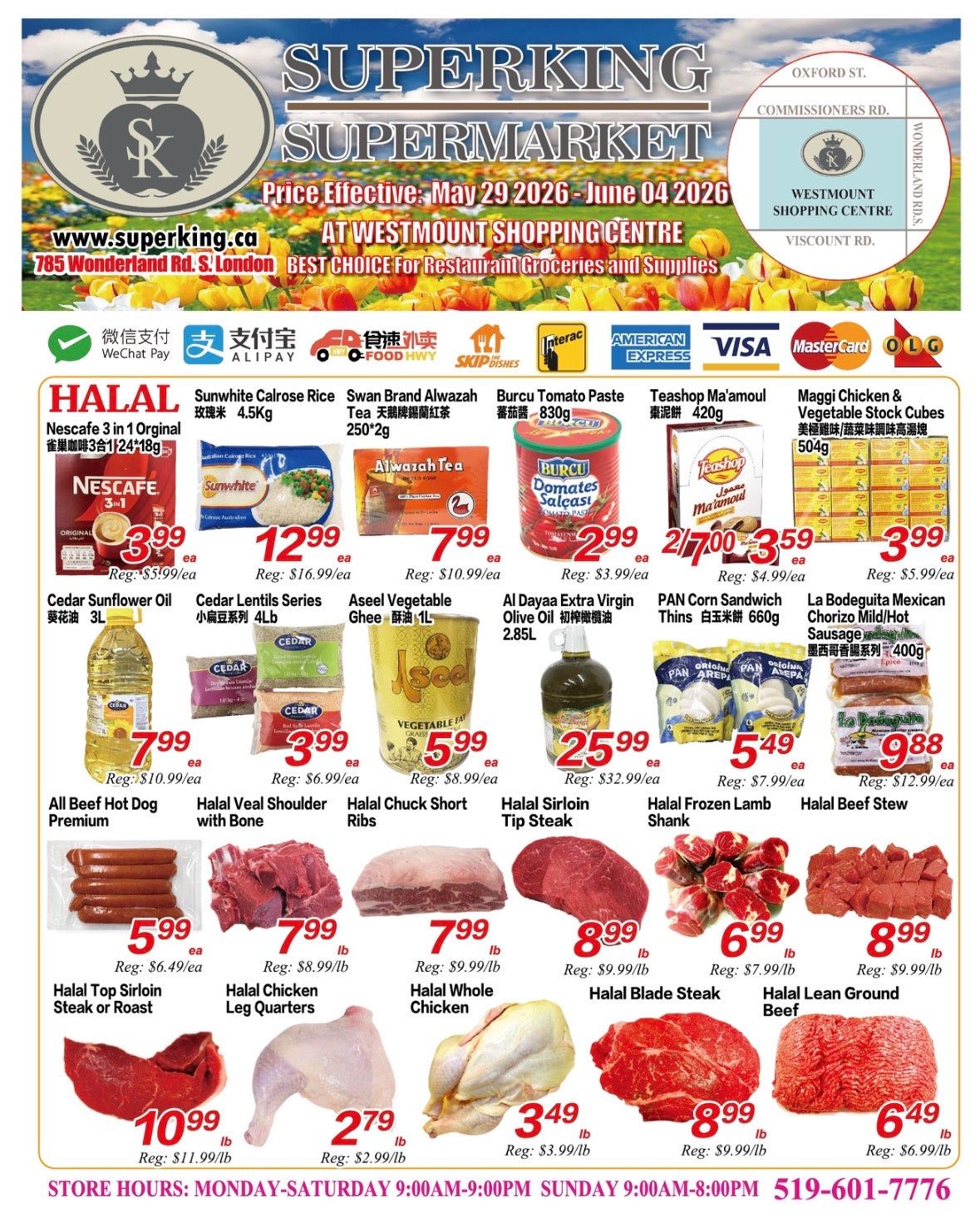 Superking Supermarket (London) Flyer May 29 to June 4