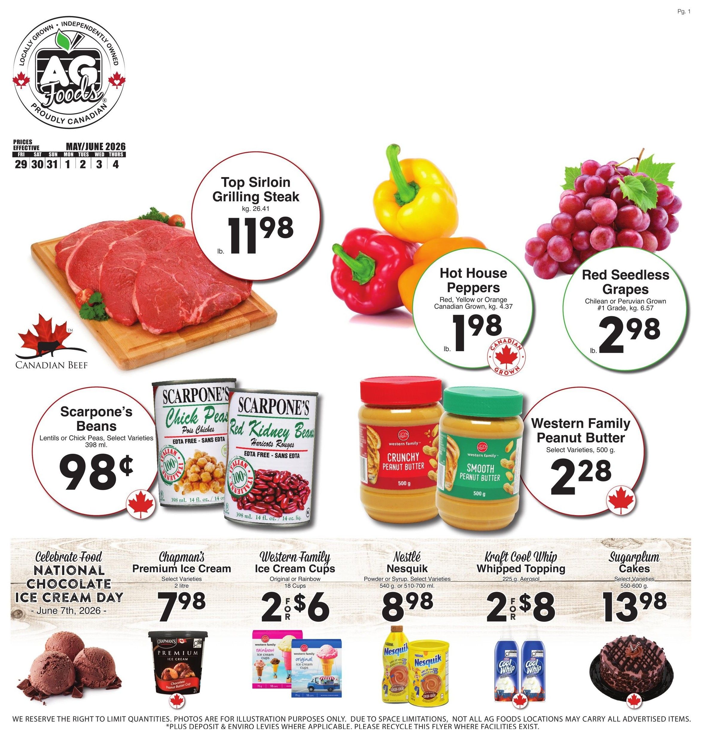 AG Foods Flyer May 29 to June 4