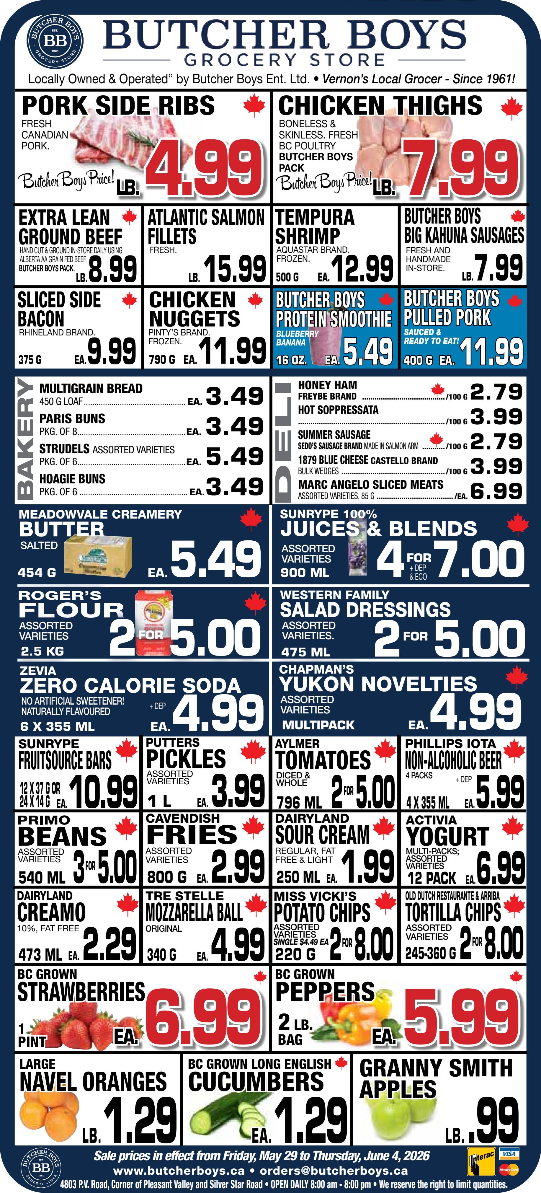 Butcher Boys Grocery Store Flyer May 29 to June 4