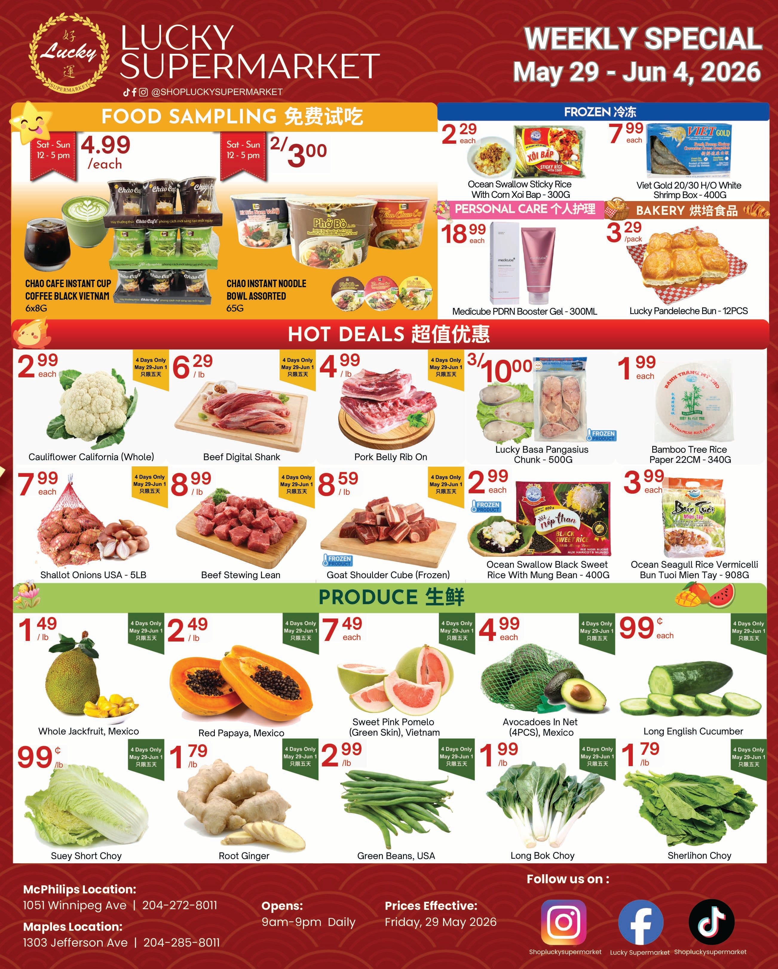 Lucky Supermarket (Winnipeg) Flyer May 29 to June 4