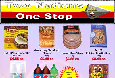 Two Nations One Stop Flyer May 29 to June 4