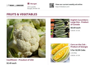 Mike Dean Local Grocer Flyer May 28 to June 4