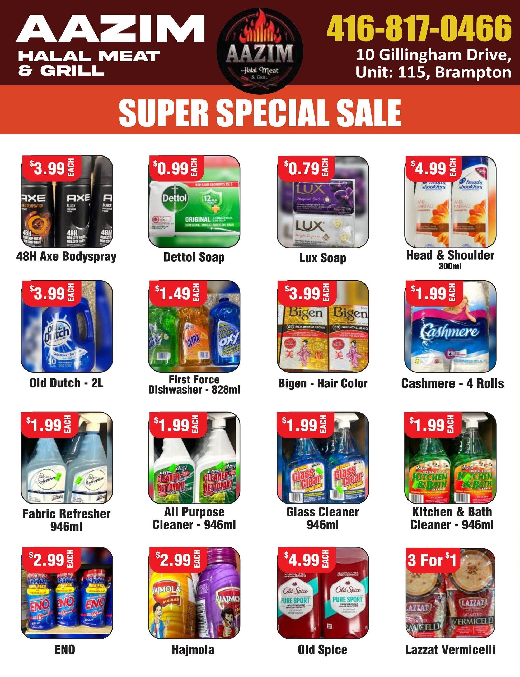 Aazim Halal Meat & Grill Flyer May 28 to June 3