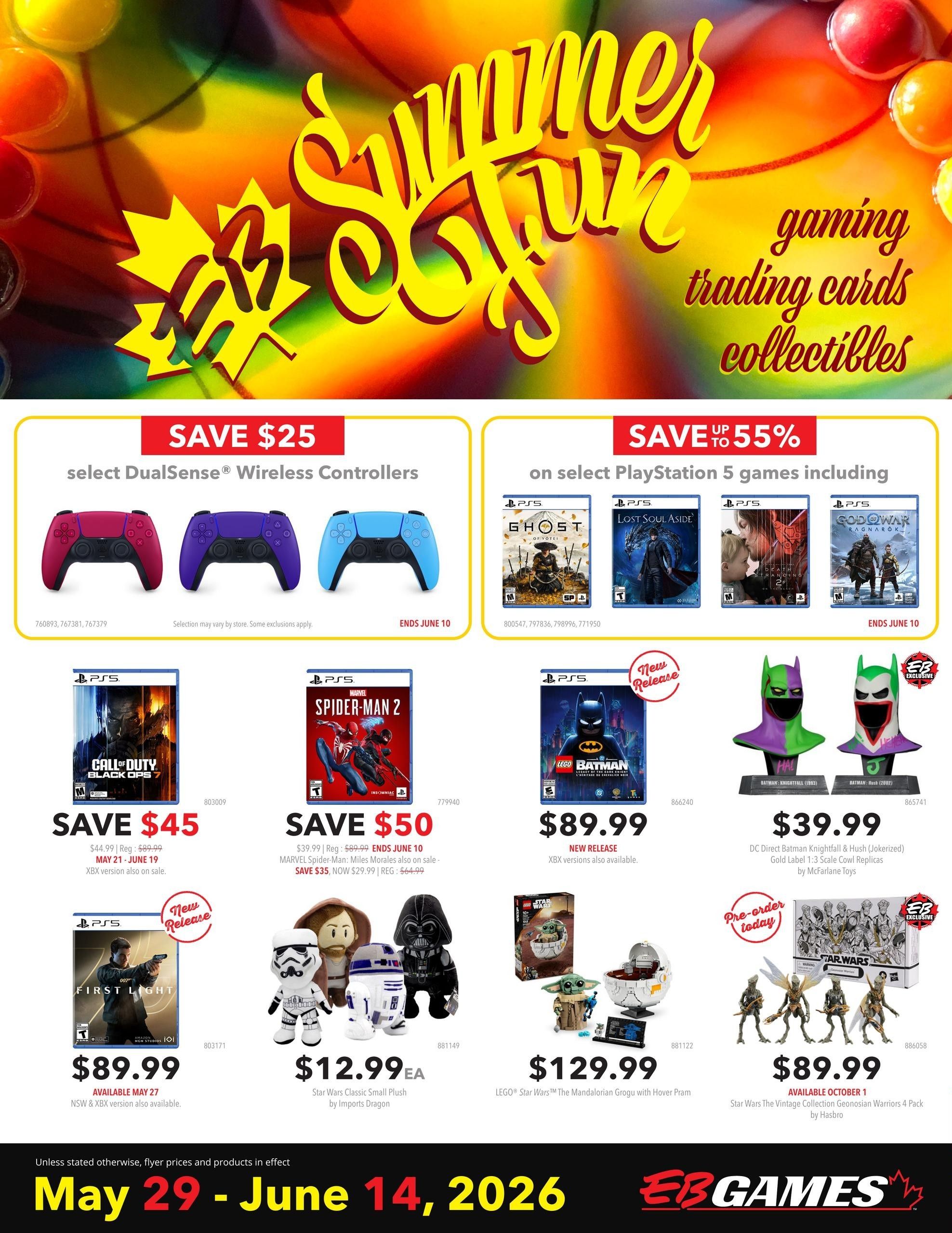EB Games Flyer May 29 to June 14