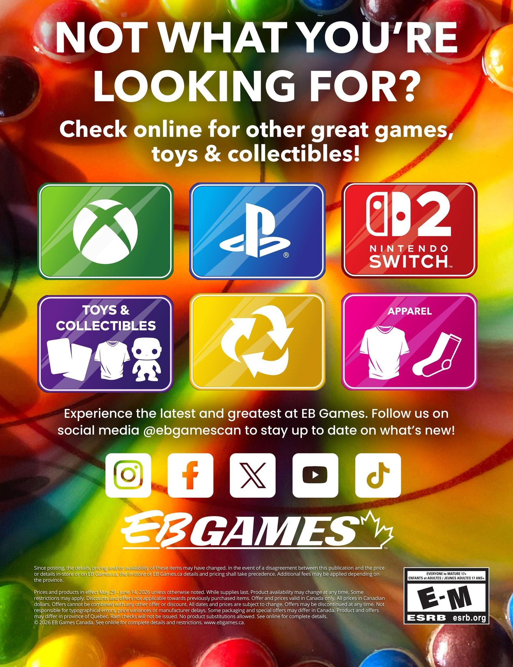 EB Games Flyer May 29 to June 14