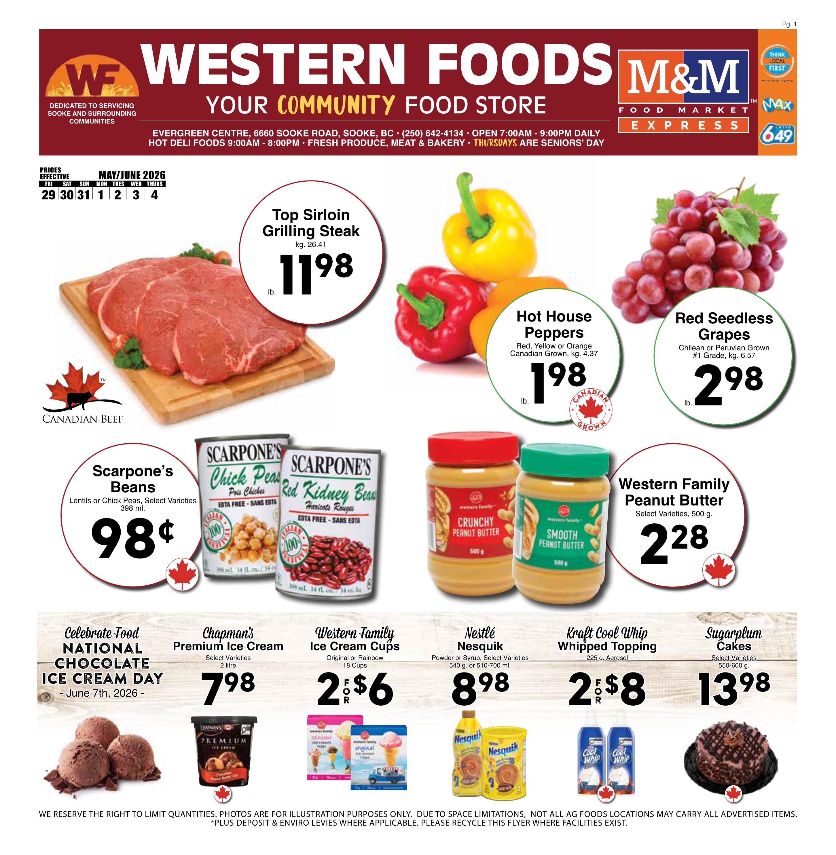 Western Foods Flyer May 29 to June 4