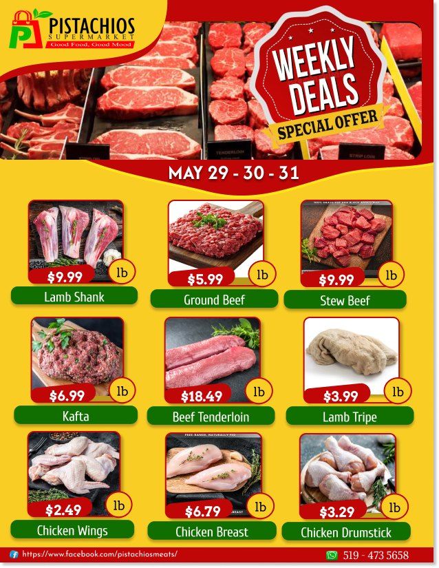 Pistachios Supermarket Flyer May 29 to June 3