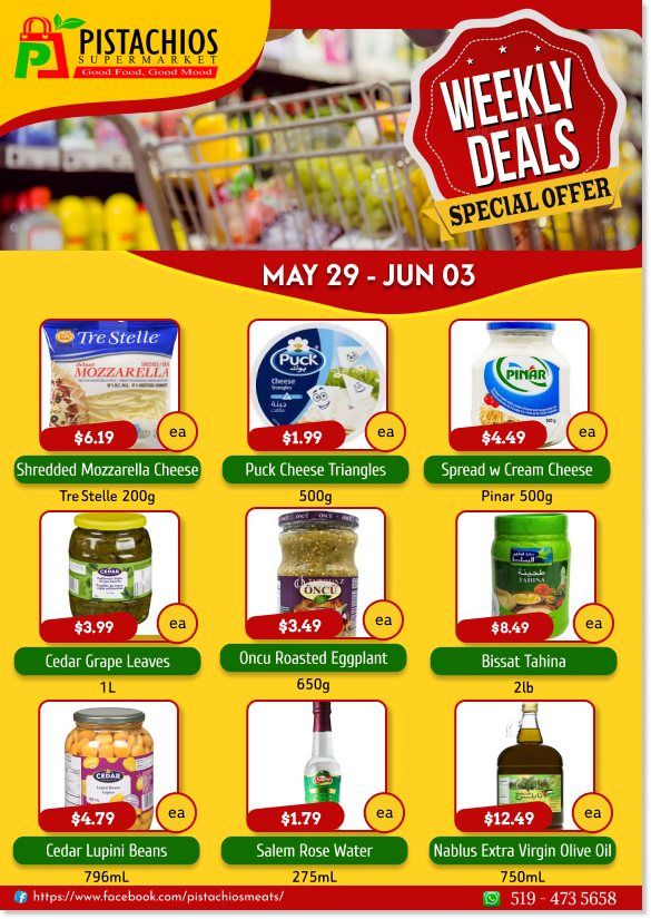 Pistachios Supermarket Flyer May 29 to June 3