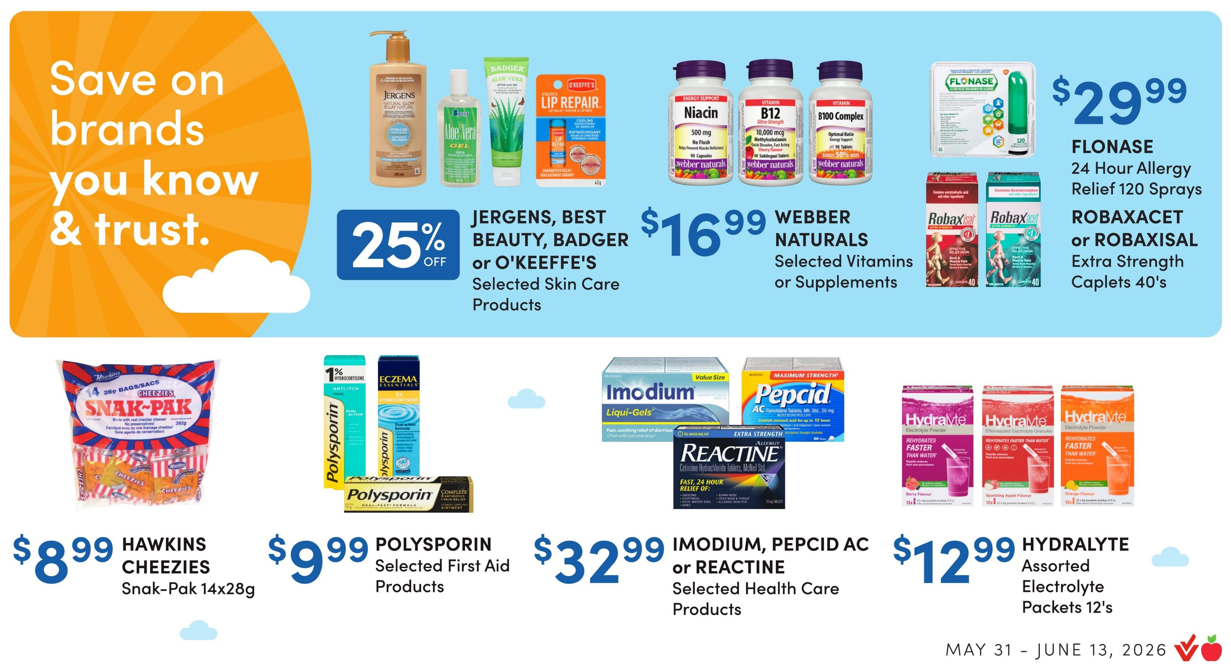 Apple Drugs Flyer May 31 to June 13