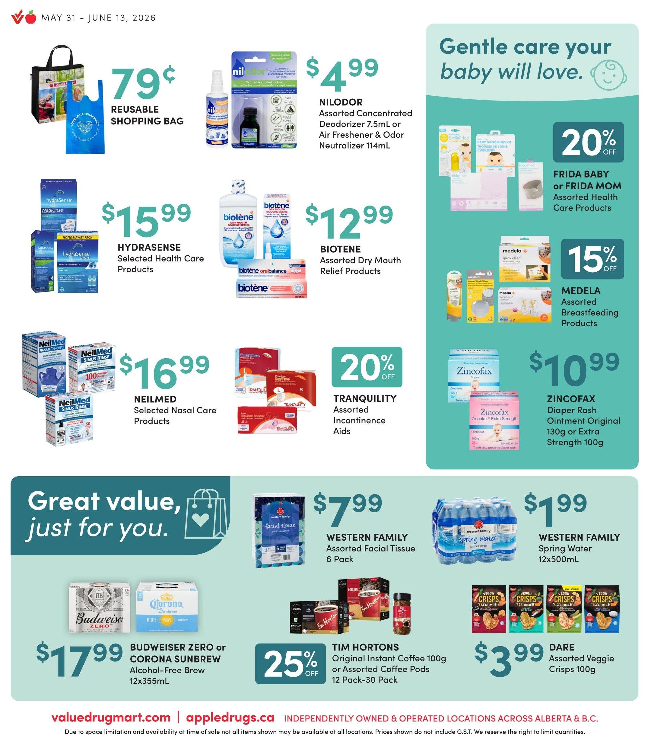 Apple Drugs Flyer May 31 to June 13