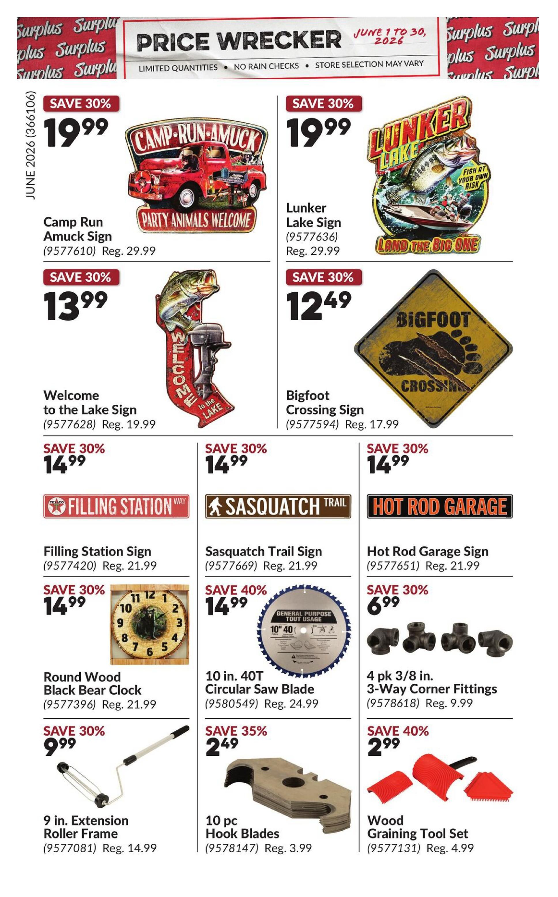 Princess Auto Price Wrecker Flyer June 1 to 30