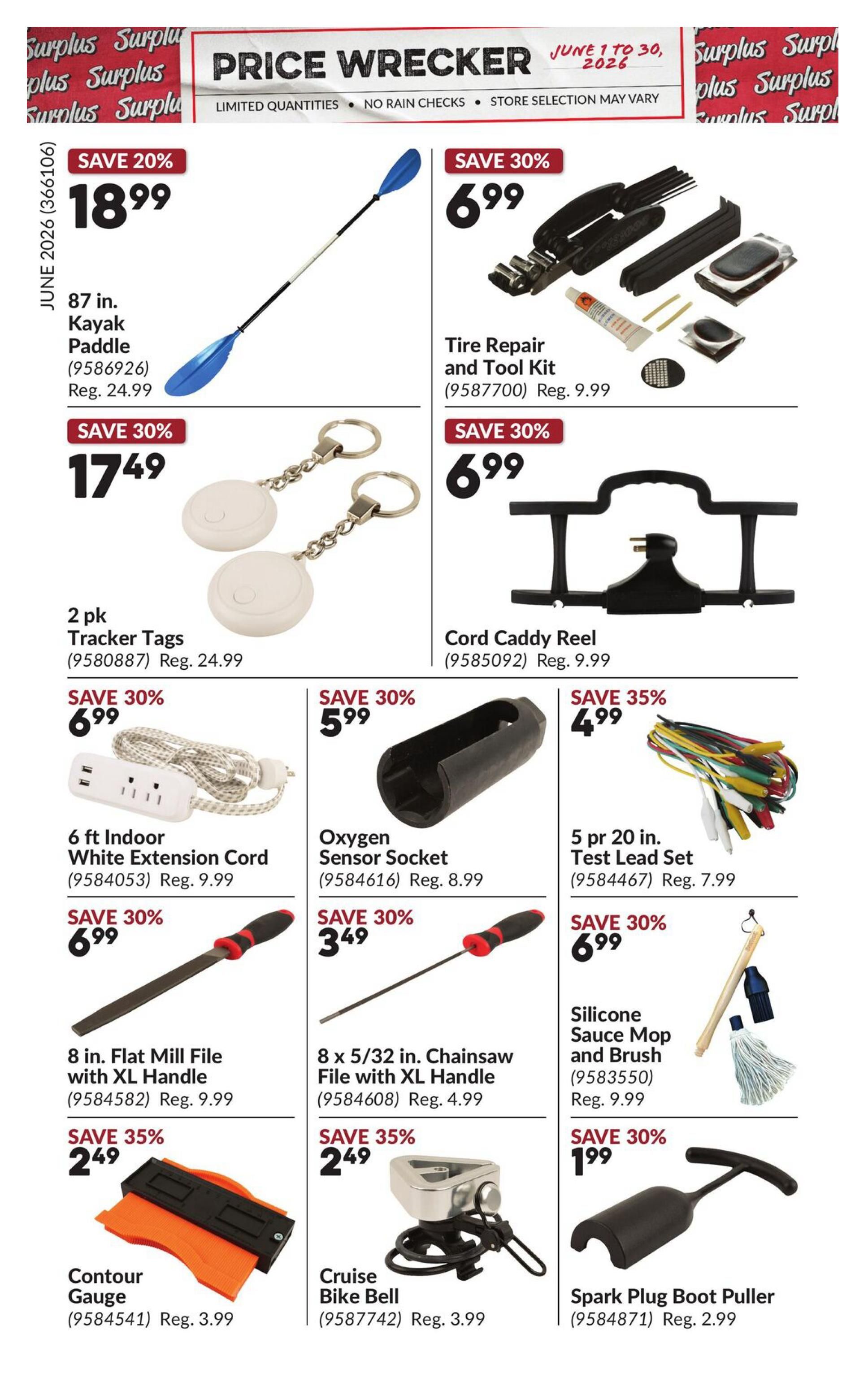Princess Auto Price Wrecker Flyer June 1 to 30