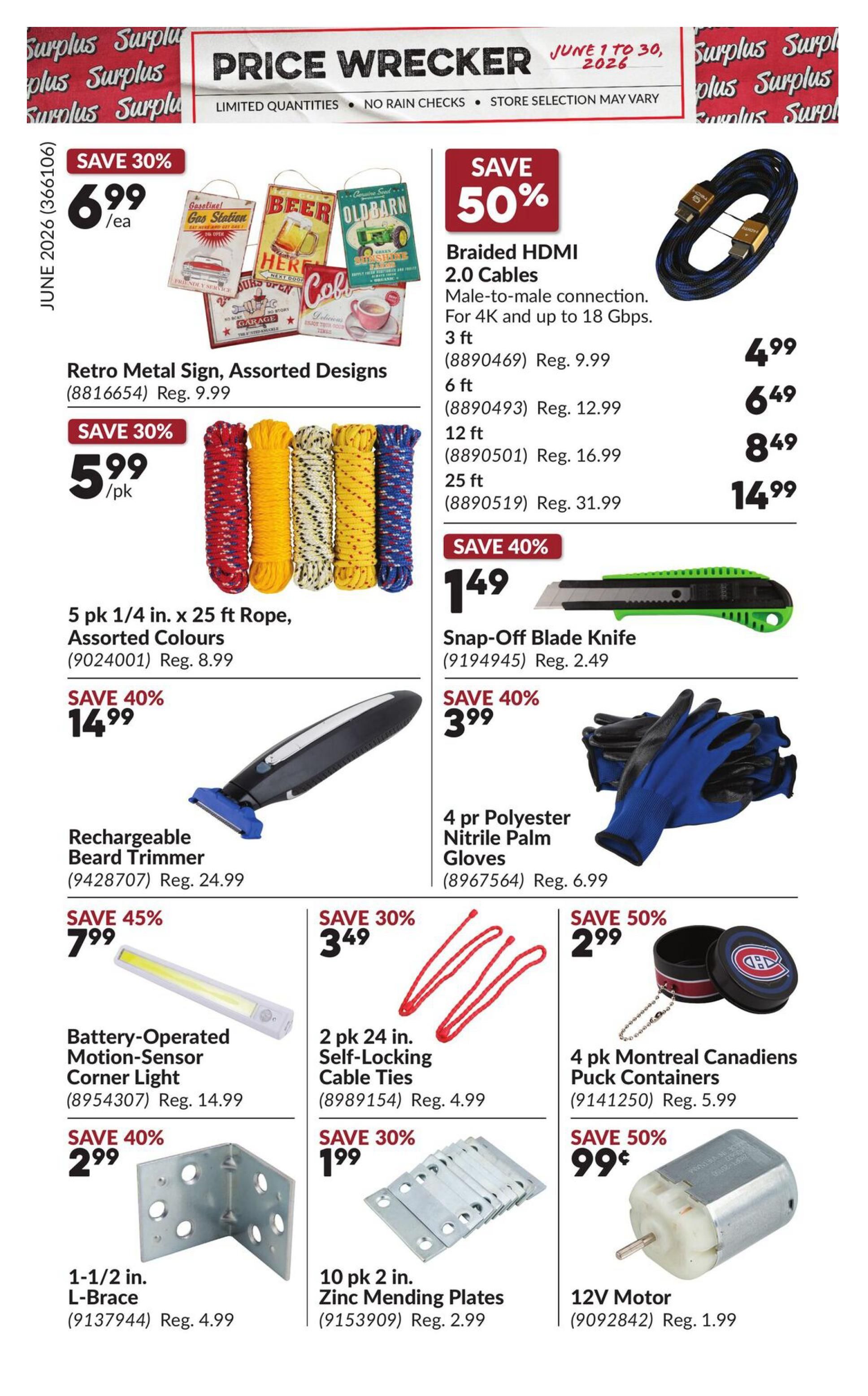 Princess Auto Price Wrecker Flyer June 1 to 30