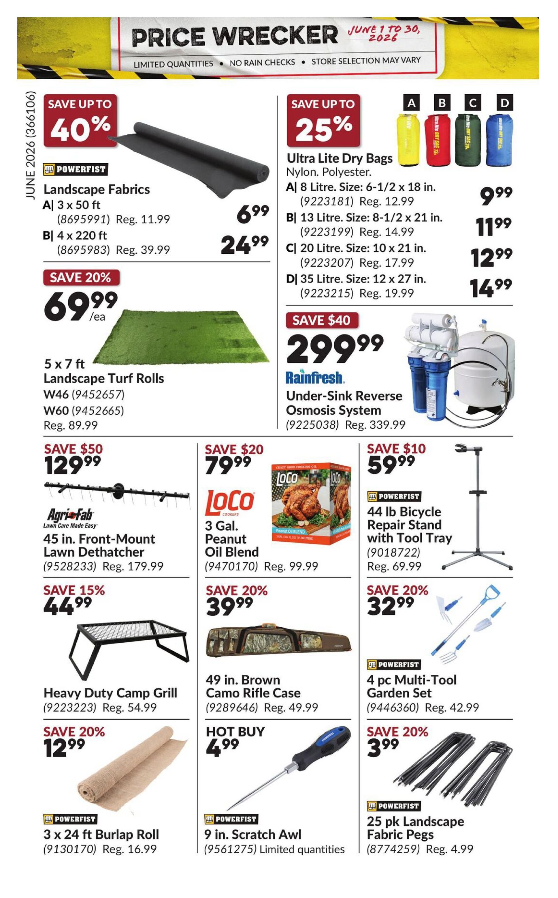 Princess Auto Price Wrecker Flyer June 1 to 30