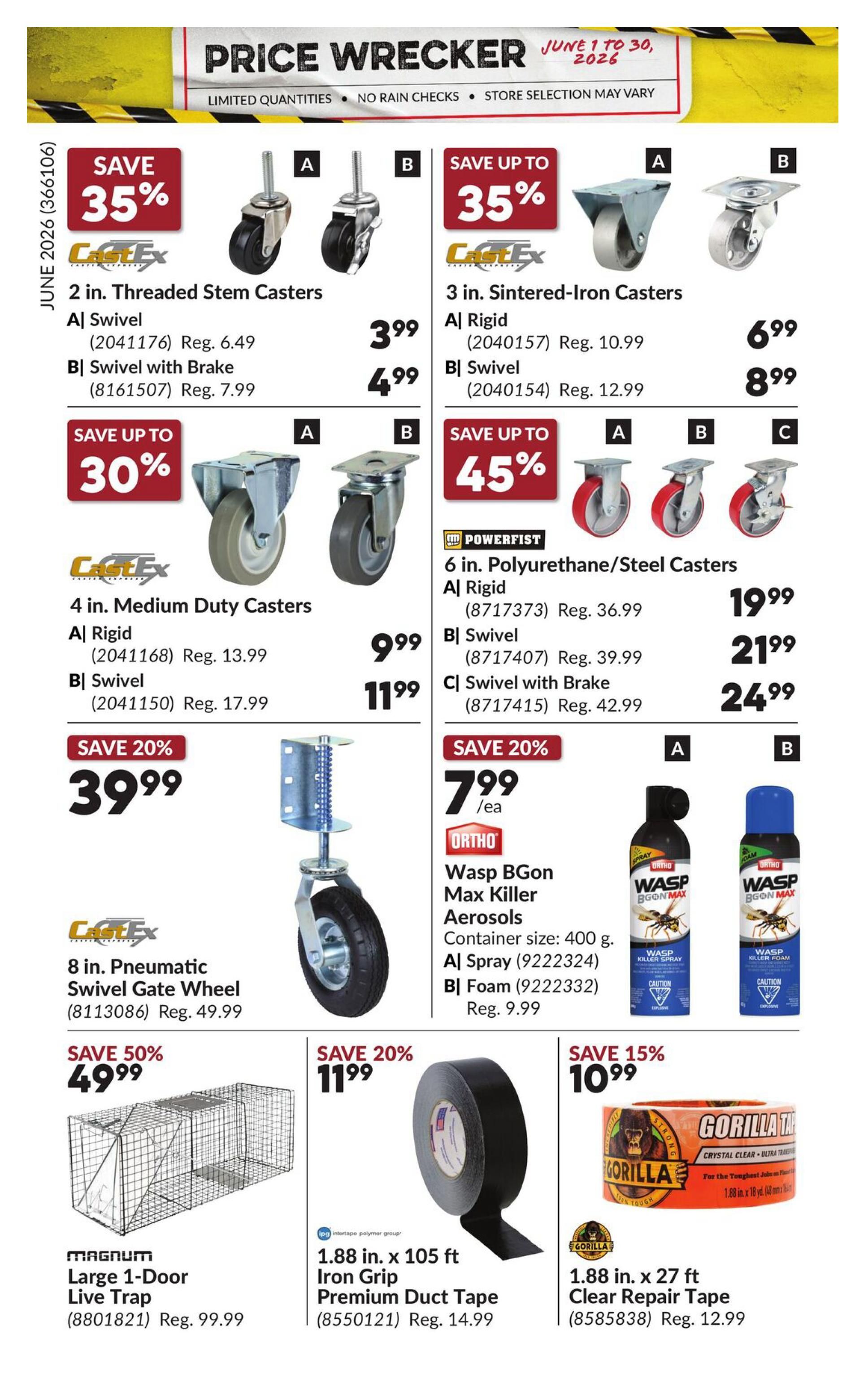 Princess Auto Price Wrecker Flyer June 1 to 30